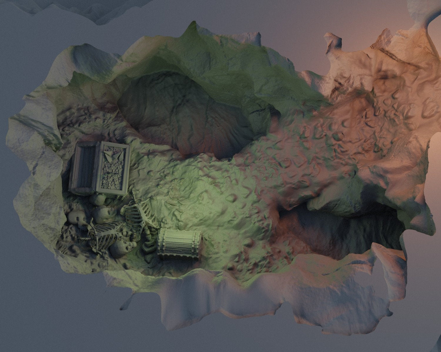 Troll Cave | D&D Playable 3D Printed Building | MiniatureLand