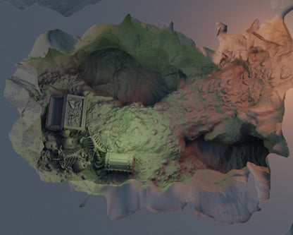 Troll Cave | D&D Playable 3D Printed Building | MiniatureLand