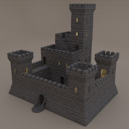 Small Fort | D&D TTRPG Playable 3D Printed Building Terrain Scenery | MiniatureLand
