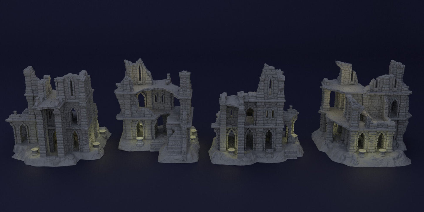 Old Ruins | D&D TTRPG Playable 3D Printed Building | MiniatureLand