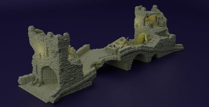 Abandoned Patrol Bridge | Playable 3D Printed Building | MiniatureLand