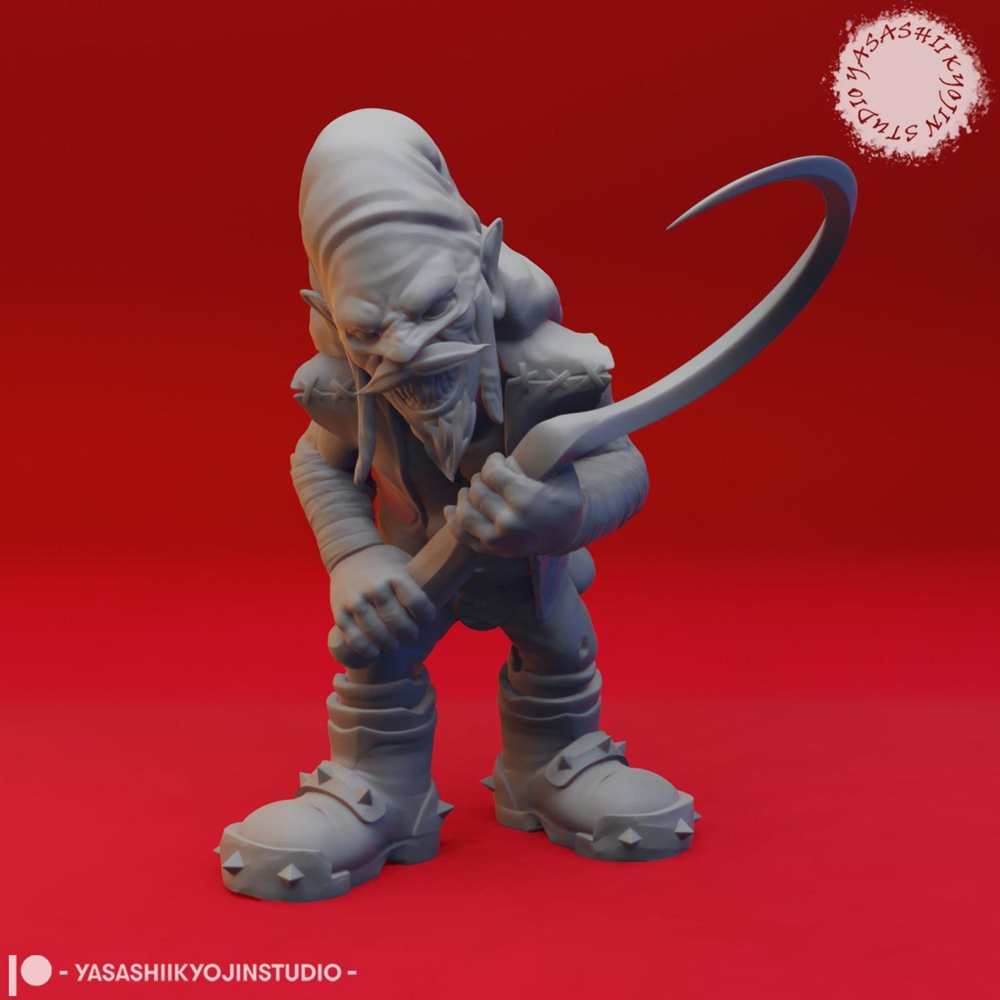 Redcap | TABLETOP SCALE | D&D TTRPG Monster Miniature | Yasashii Kyojin Studio