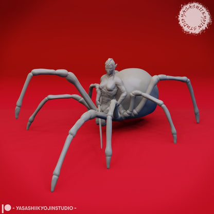 Drider | TABLETOP SCALE | TTRPG Monster Miniature | Yasashii Kyojin Studio