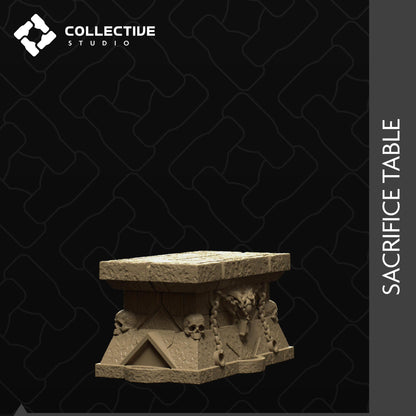 Sacrifice Table | D&D Scatter Miniature | Collective Studio