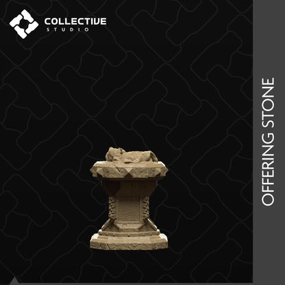 Offering Stone | D&D Scatter Miniature | Collective Studio