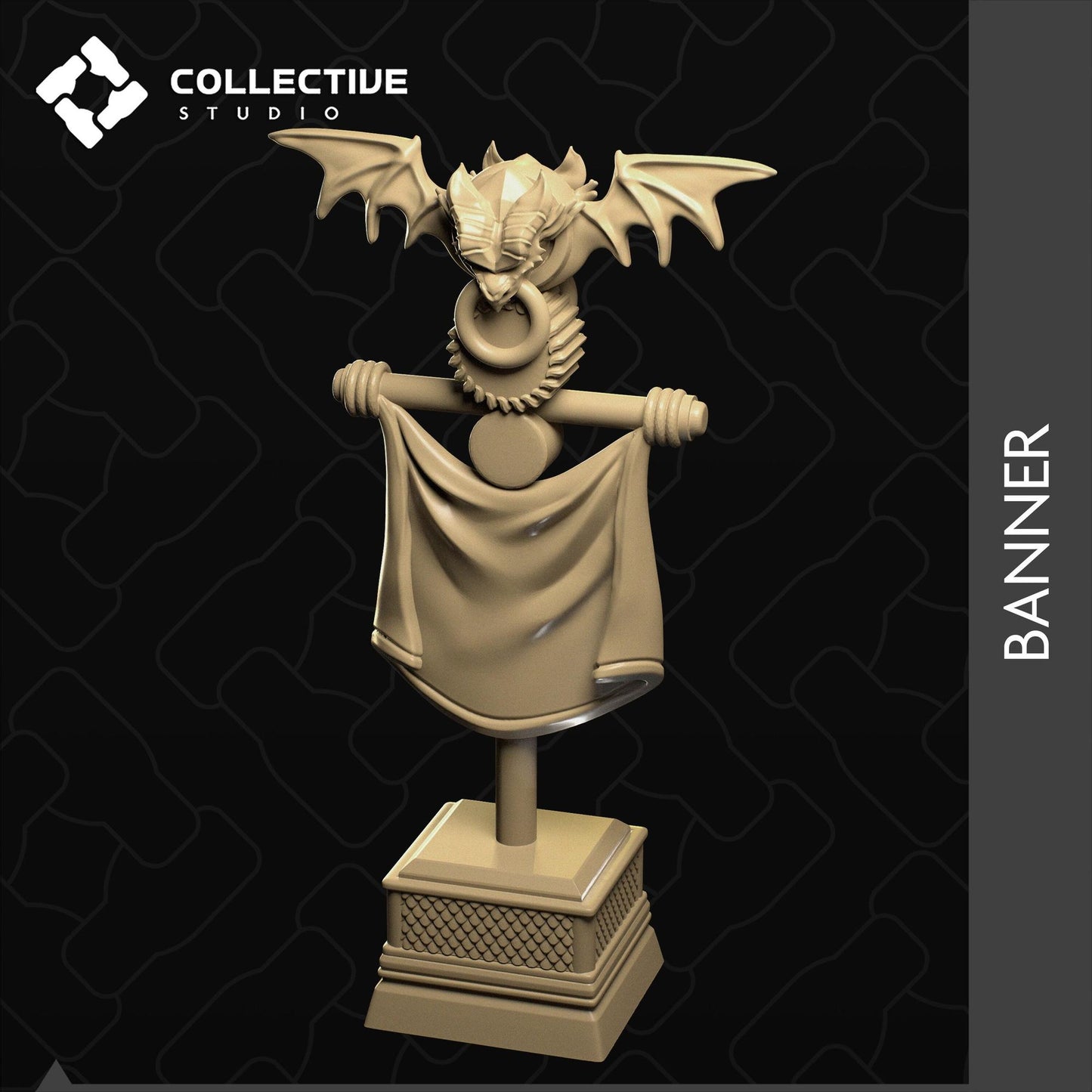 Banners | D&D Scatter Miniature | Collective Studio