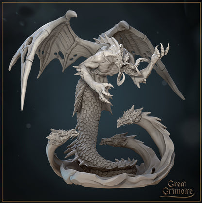 Dweller of the Deep | Tides of the Abyss | D&D TTRPG Miniature | Great Grimoire