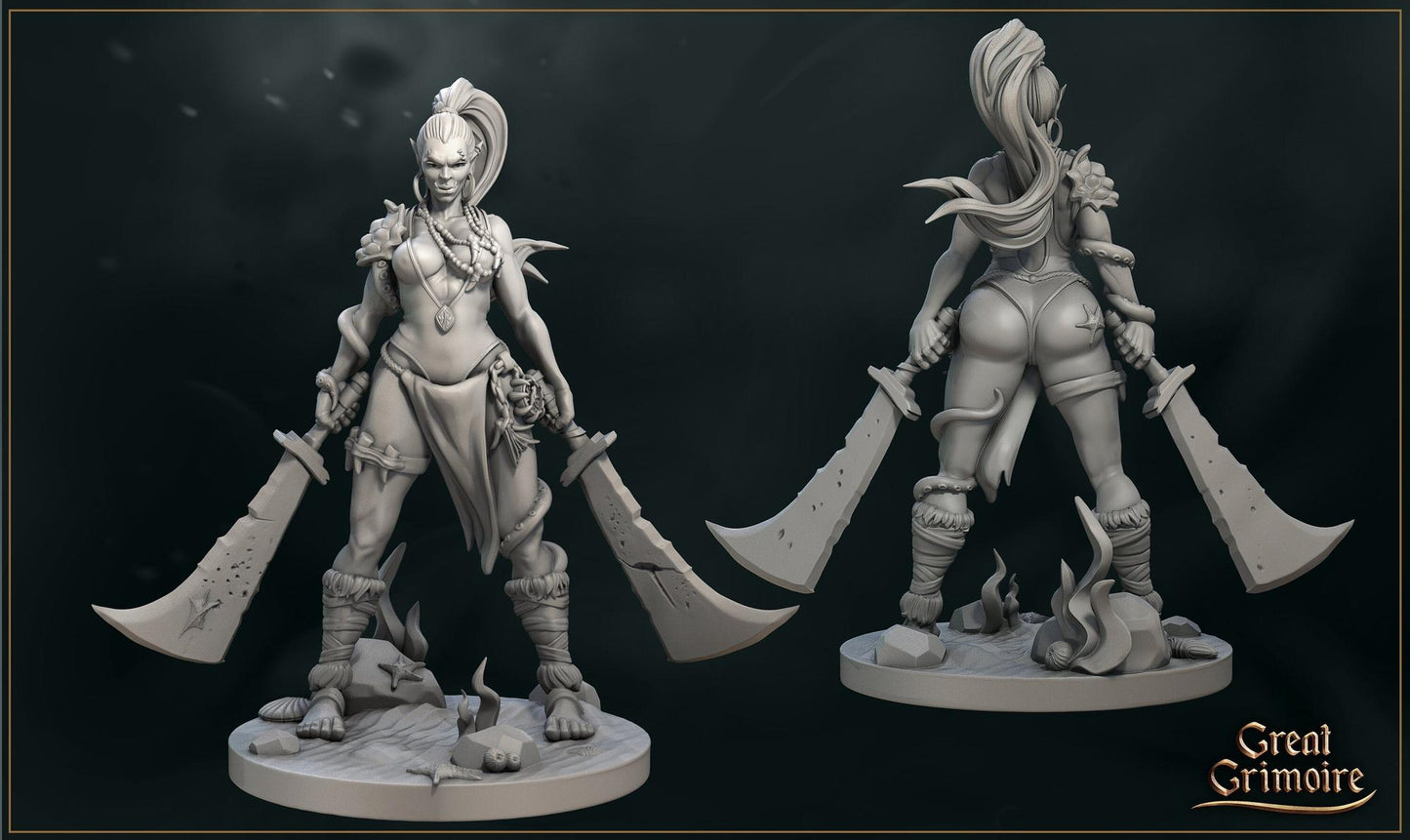 Fever, the Forsaken Pirate | Tides of the Abyss | D&D TTRPG Miniature | Great Grimoire