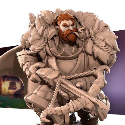 Human Hunter, Alex | TABLETOP SCALE | D&D TTRPG Miniature | Bite the Bullet