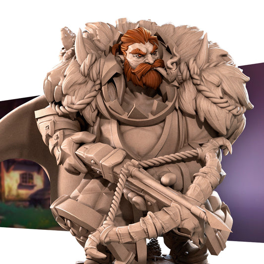 Human Hunter, Alex | TABLETOP SCALE | D&D TTRPG Miniature | Bite the Bullet