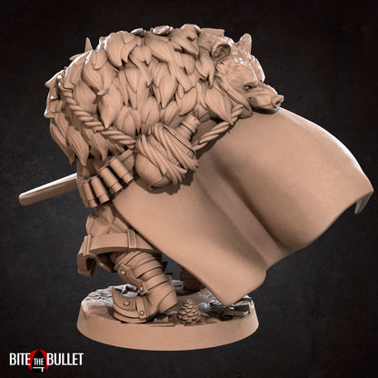 Human Hunter, Alex | TABLETOP SCALE | D&D TTRPG Miniature | Bite the Bullet