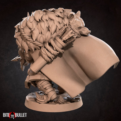 Human Hunter, Alex | TABLETOP SCALE | D&D TTRPG Miniature | Bite the Bullet