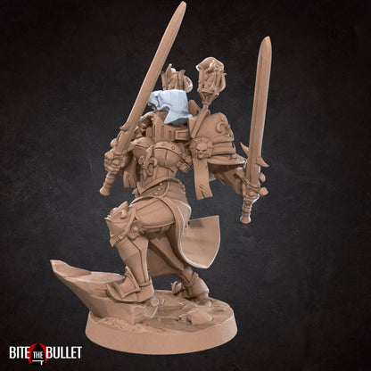 Battle Sisters Commander | D&D TTRPG Miniature | Bite the Bullet