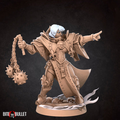 Battle Sisters Squad Leader | D&D TTRPG Miniature | Bite the Bullet