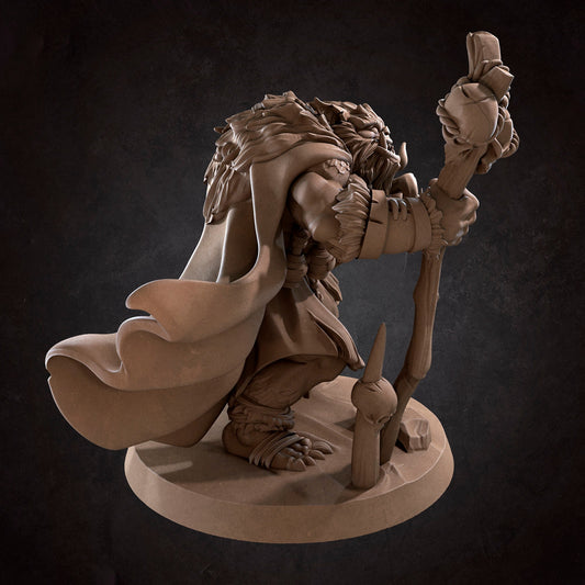 Bugbear Shaman | TABLETOP SCALE | D&D TTRPG Miniature | Bite the Bullet