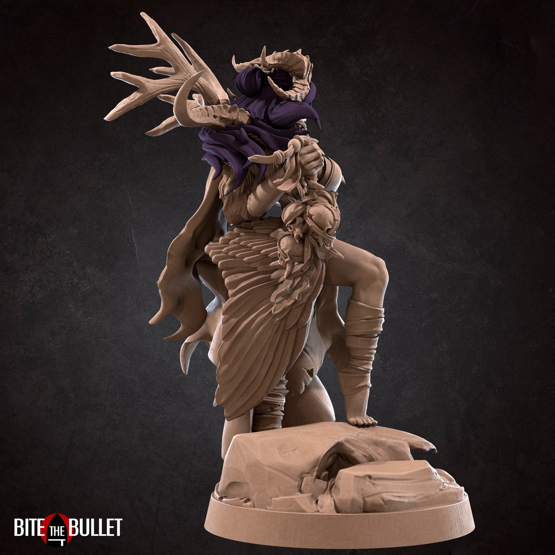 Circe, Female Sorceress Enchantress Goddess of Magic, Druid Warlock | TABLETOP SCALE | D&D TTRPG Miniature | Bite the Bullet