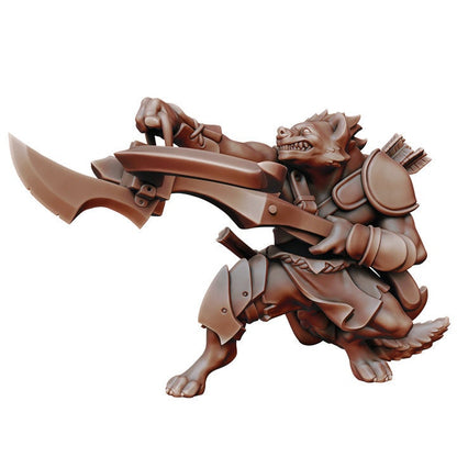 D&D Gnolls Collection miniature by Tattles Told 3D featuring a detailed gnoll monster figure for tabletop gaming.
