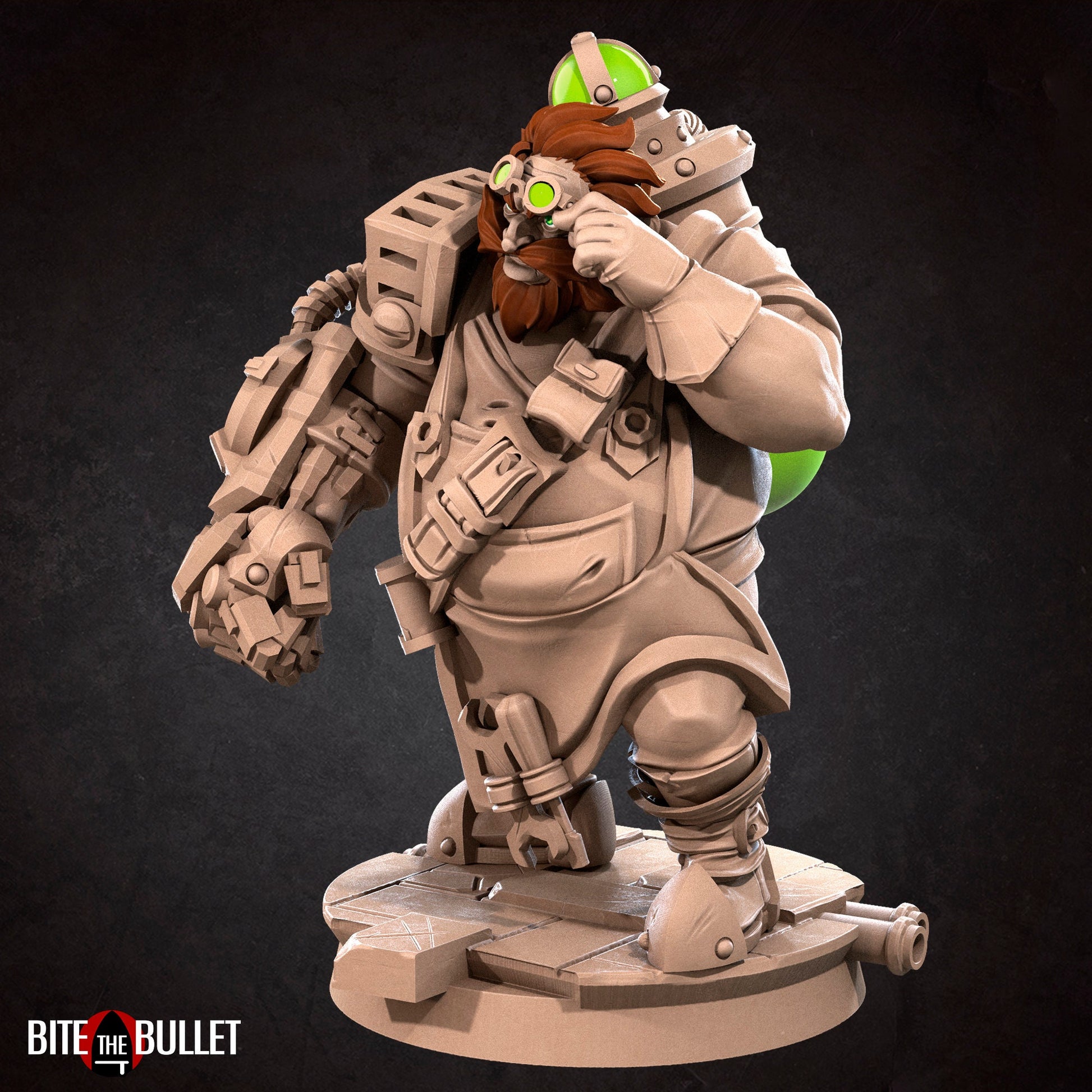 Dr. TNT, Artificer | Tabletop Scale | DnD TTRPG Miniature | Bite the Bullet