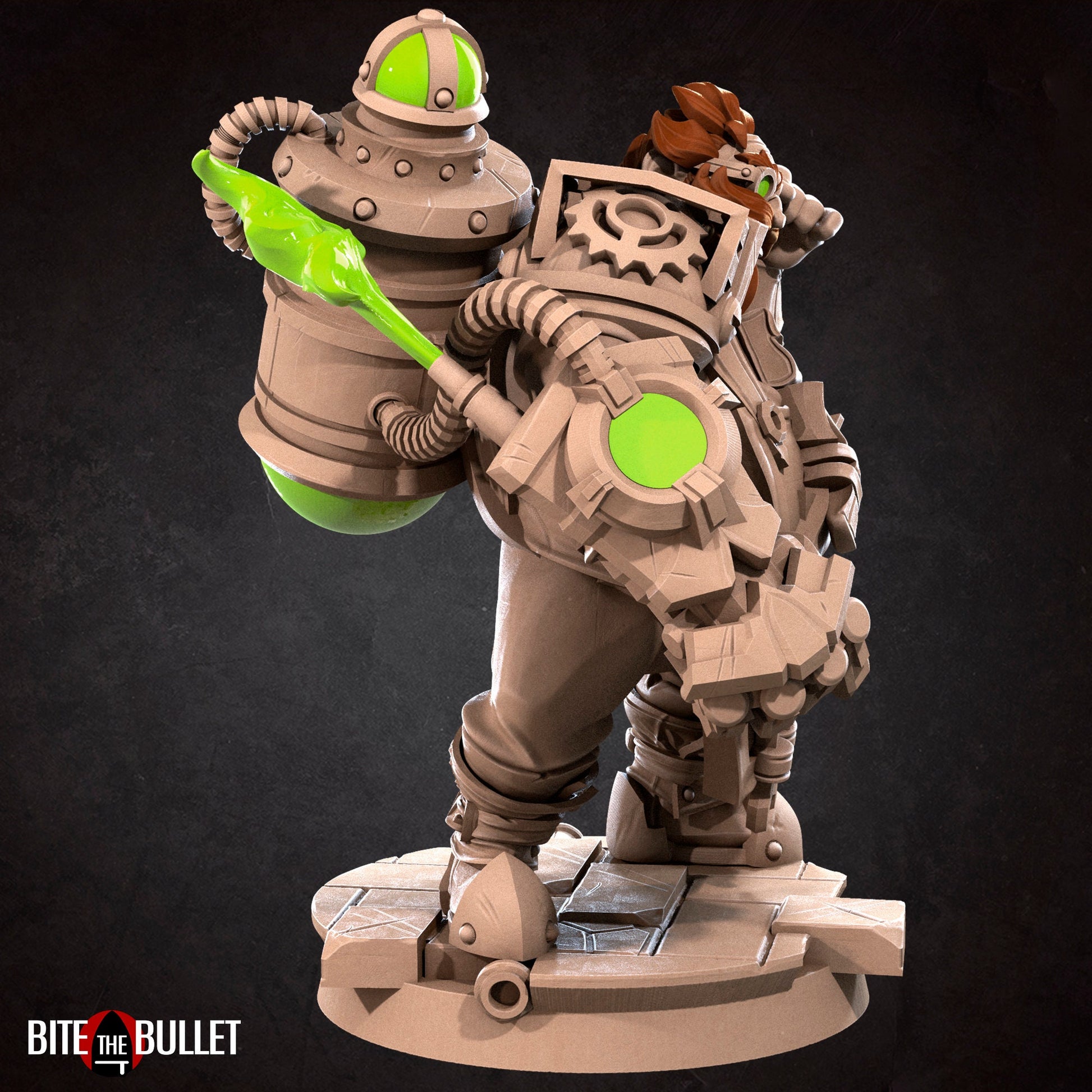 Dr. TNT, Artificer | Tabletop Scale | DnD TTRPG Miniature | Bite the Bullet