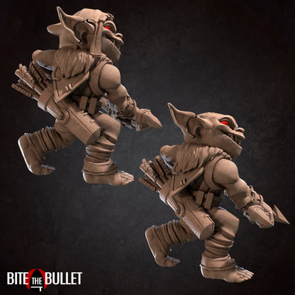 Goblin Archer | TABLETOP SCALE | D&D TTRPG Miniature | Bite the Bullet