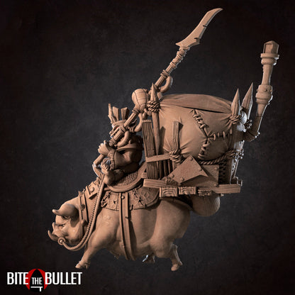 Goblin King Kriser | TABLETOP SCALE | D&D TTRPG Miniature | Bite the Bullet