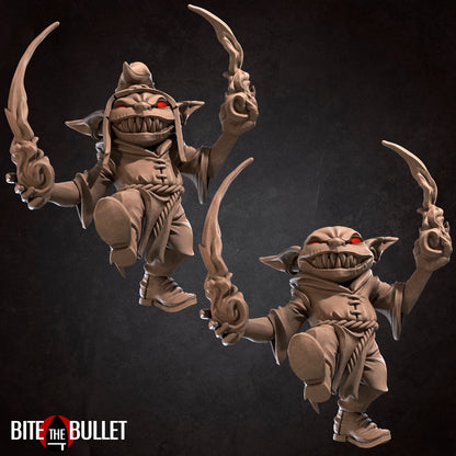 Goblin Pyro | TABLETOP SCALE | D&D TTRPG Miniature | Bite the Bullet