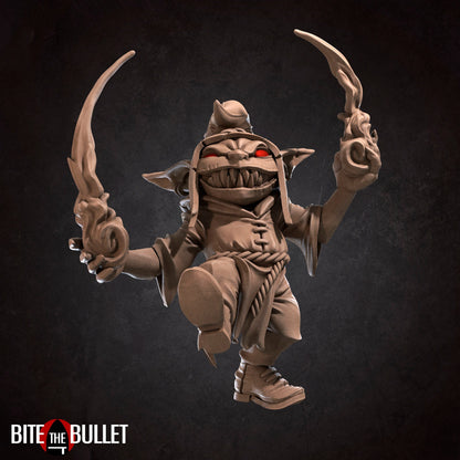 Goblin Pyro | TABLETOP SCALE | D&D TTRPG Miniature | Bite the Bullet