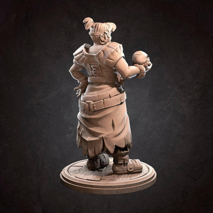 Innkeeper | TABLETOP SCALE | D&D TTRPG Miniature | Bite the Bullet | Unpainted, Unplated Resin 8k
