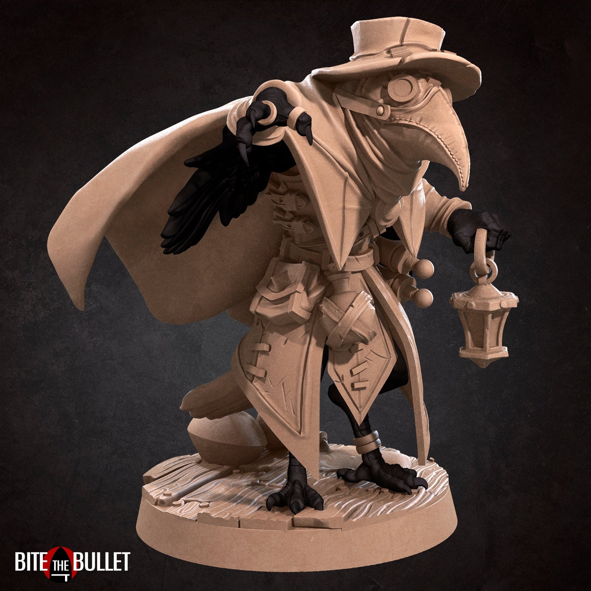Kenku Sister Jen | TABLETOP SCALE | D&D TTRPG Miniature | Bite the Bullet | Unpainted, Unplated Resin 8k