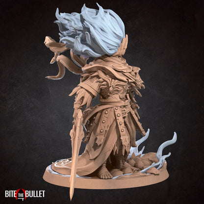 Bullet Dark Souls, Lord of the Storm | TABLETOP SCALE | D&D TTRPG Miniature | Bite the Bullet | Unpainted, Unplated Resin 8k