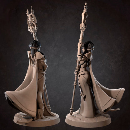 Luna Cultist Superior | TABLETOP SCALE | D&D TTRPG Miniature | Bite the Bullet