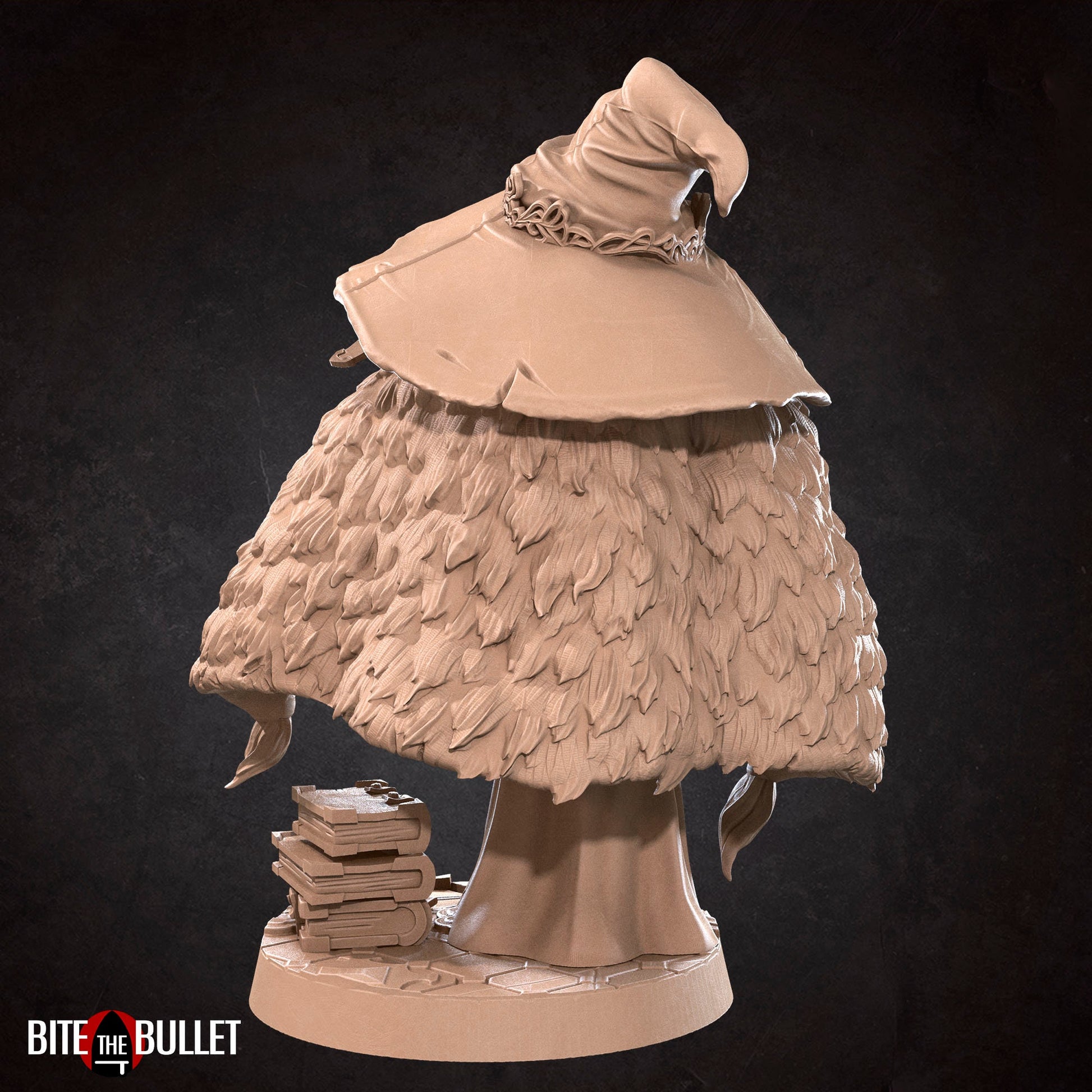 Magi, Blue Two-Faced Witch | TABLETOP SCALE | D&D TTRPG Miniature | Bite the Bullet | Unpainted, Unplated Resin 8k