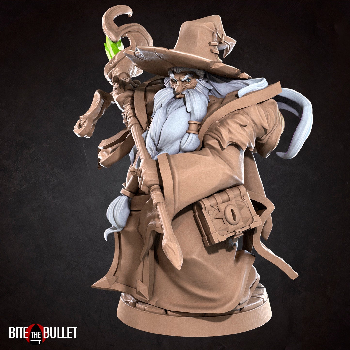 Myrmic, Wizard | TABLETOP SCALE | D&D TTRPG Miniature | Bite the Bullet | Unpainted, Unplated Resin 8k