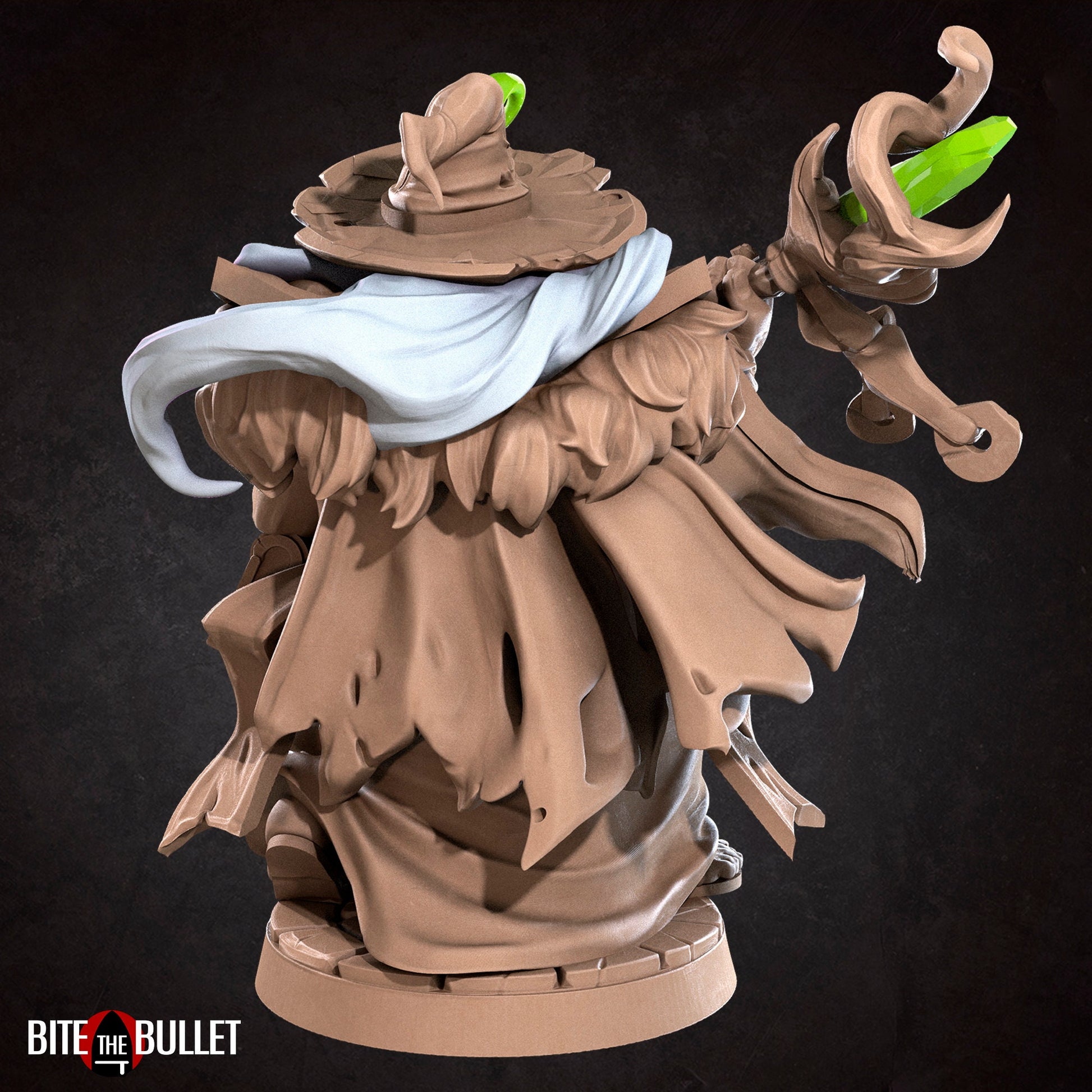 Myrmic, Wizard | TABLETOP SCALE | D&D TTRPG Miniature | Bite the Bullet | Unpainted, Unplated Resin 8k
