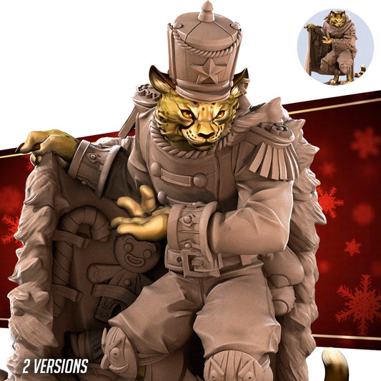 Smuggler Tabaxi | TABLETOP SCALE | D&D TTRPG Miniature | Bite the Bullet | Unpainted, Unplated Resin 8k