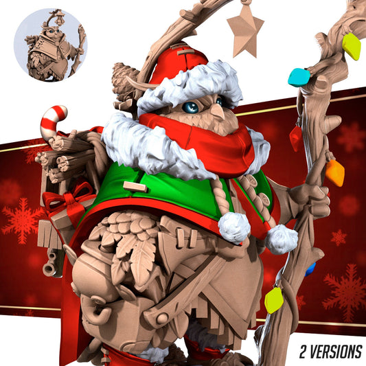 Uka, Forest Keeper Owlfolk | TABLETOP SCALE | D&D TTRPG Miniature | Bite the Bullet | Unpainted, Unplated Resin 8k