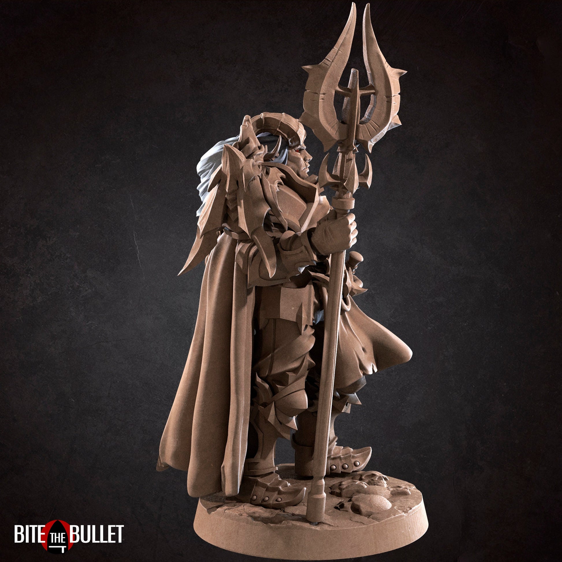 Urath, Tiefling Boss | TABLETOP SCALE | D&D TTRPG Miniature | Bite the Bullet | Unpainted, Unplated Resin 8k