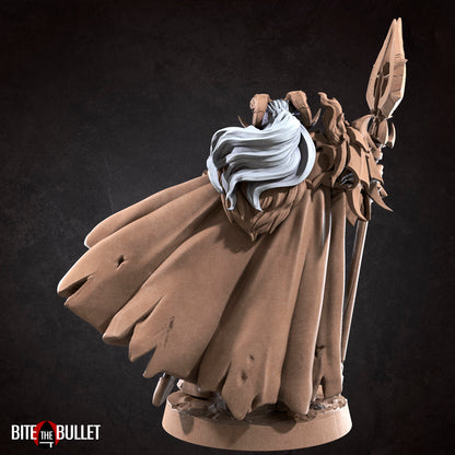 Urath, Tiefling Boss | TABLETOP SCALE | D&D TTRPG Miniature | Bite the Bullet | Unpainted, Unplated Resin 8k