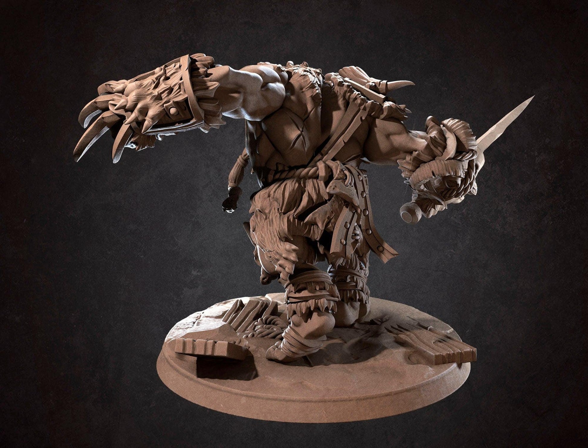 Zhurk, Bugbear | TABLETOP SCALE | D&D TTRPG Miniature | Bite the Bullet