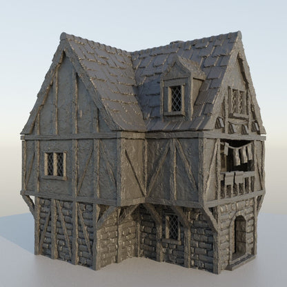 Village Brothel | D&D TTRPG Playable 3D Printed Building Terrain Scenery | MiniatureLand