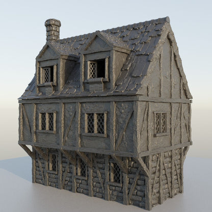 Village Brothel | D&D TTRPG Playable 3D Printed Building Terrain Scenery | MiniatureLand