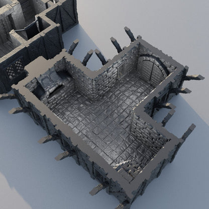 Village Brothel | D&D TTRPG Playable 3D Printed Building Terrain Scenery | MiniatureLand