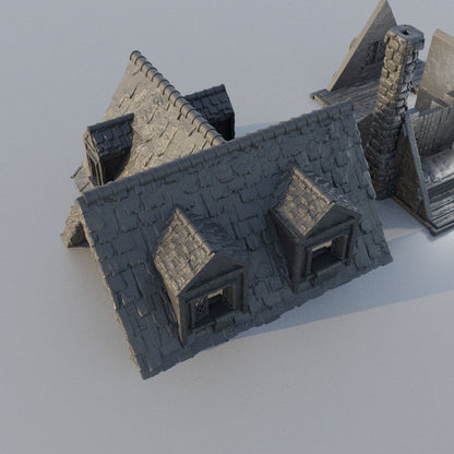 Village Brothel | D&D TTRPG Playable 3D Printed Building Terrain Scenery | MiniatureLand