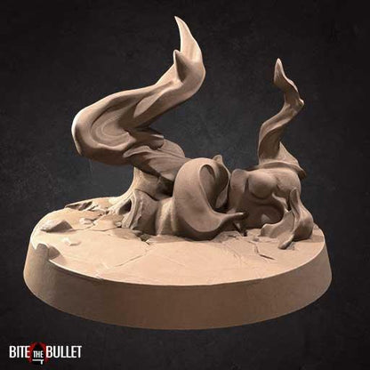 Exxotic Ember | Fire Genasi Pinup SFW NSFW Model Miniature | Bite the Bullet