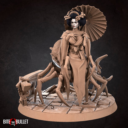 Exxotic Higanbana | Jorogumo Monster Pinup SFW NSFW Model Miniature | Bite the Bullet