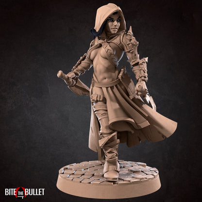 Exxotic Lilith | Fighter Cursed Woman Pinup SFW NSFW Model Miniature | Bite the Bullet