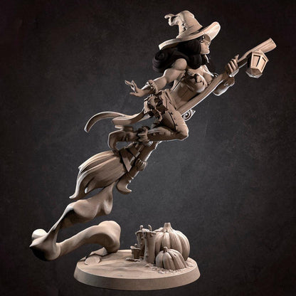Exxotic Dorotea | Witch Halloween Pinup SFW NSFW Model Miniature | Bite the Bullet