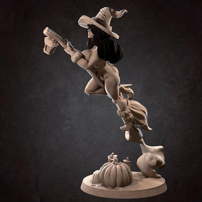 Exxotic Dorotea | Witch Halloween Pinup SFW NSFW Model Miniature | Bite the Bullet
