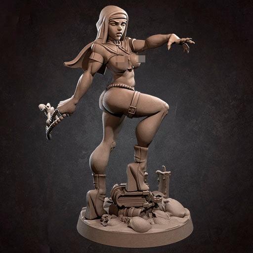 Exotic Magdalena | Exorcist Inquisitor Pinup SFW NSFW Model Miniature | Bite the Bullet