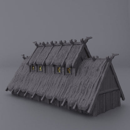 Viking MeadHouse | D&D TTRPG Playable 3D Printed Building Terrain Scenery | MiniatureLand